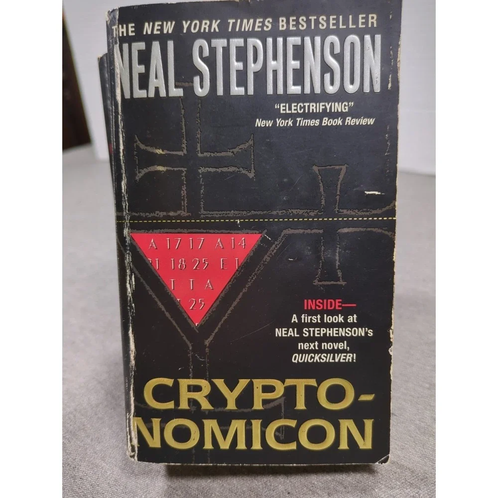 Cryptonomicon‎ Neal Stephenson Frist Avon Books Paperback Edition Nov. 2002 VTG